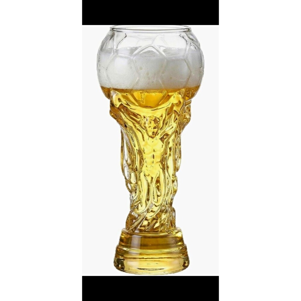 FIFA World Cup Trophy Beer Mug Pilsner Glass 500ml Breweriana Theme
